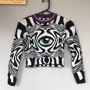 UNIF sewing eye long sleeve shirt. Worn ONCE.